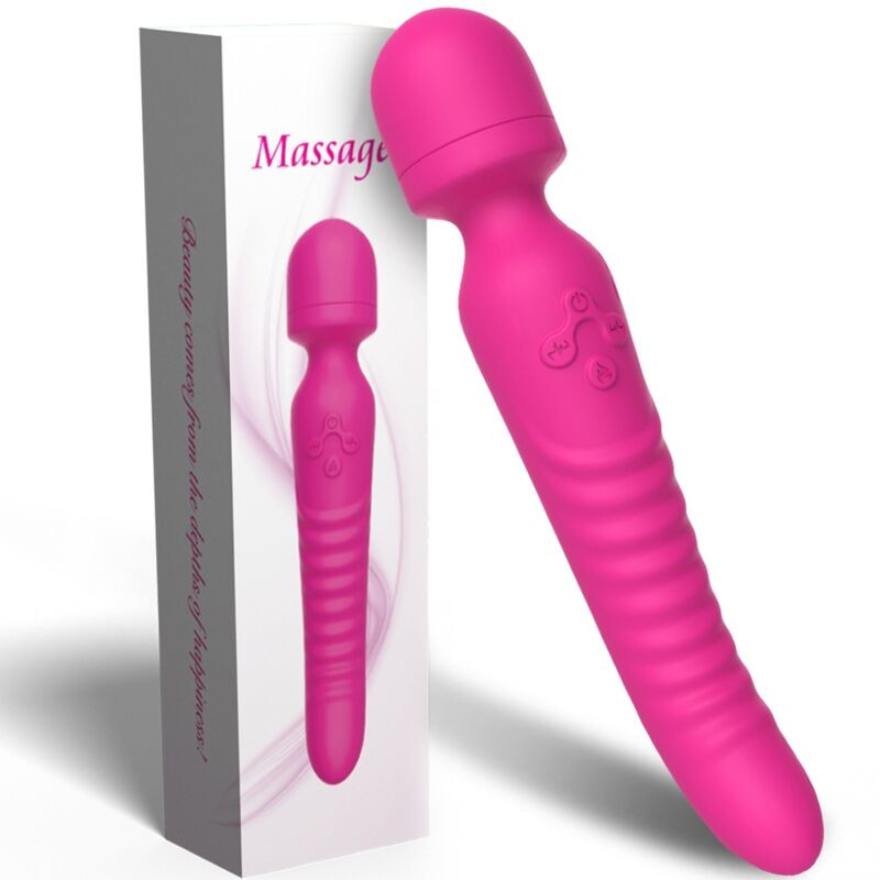 ARMONY - MISSION MASSAGGIATORE E VIBRATORE EFFETTO CALORE FUCSIA 3 