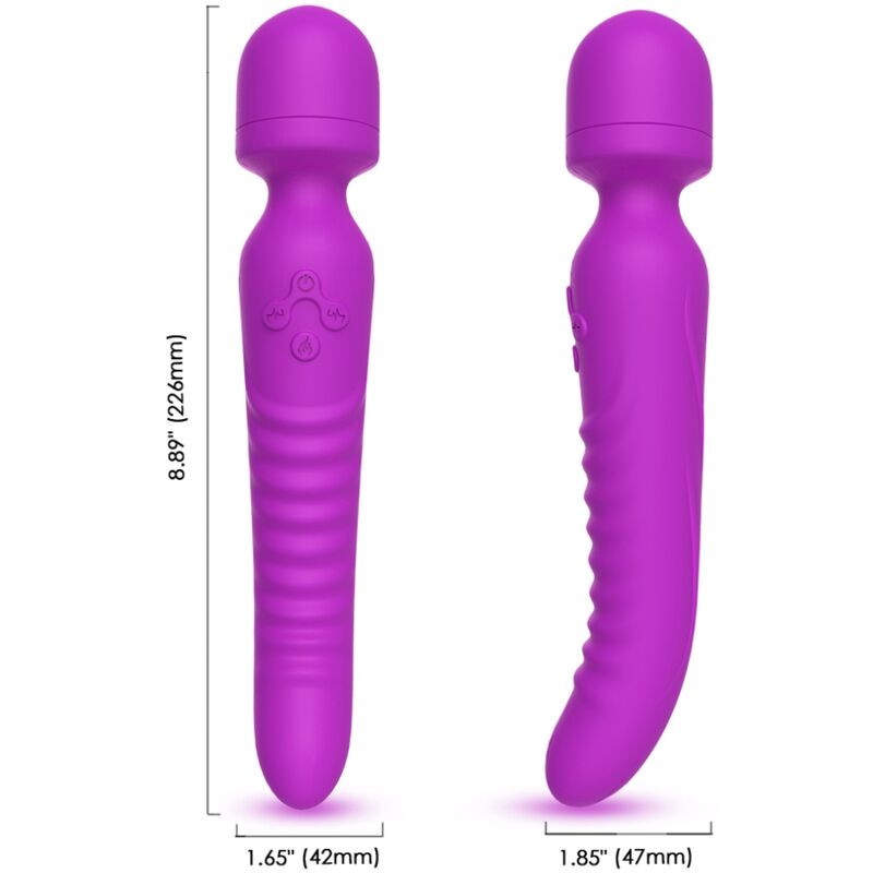 ARMONY - MISSION MASSAGER & VIBRATEUR EFFET CHALEUR VIOLET 1 