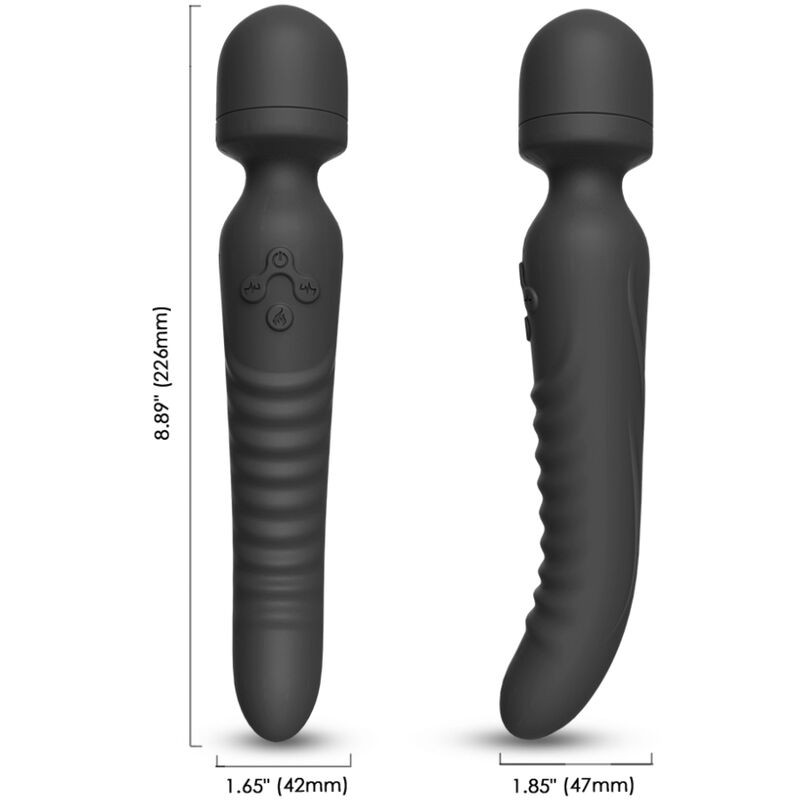 ARMONY - MISSION MASSAGER & VIBRATEUR EFFET CHALEUR NOIR 1 