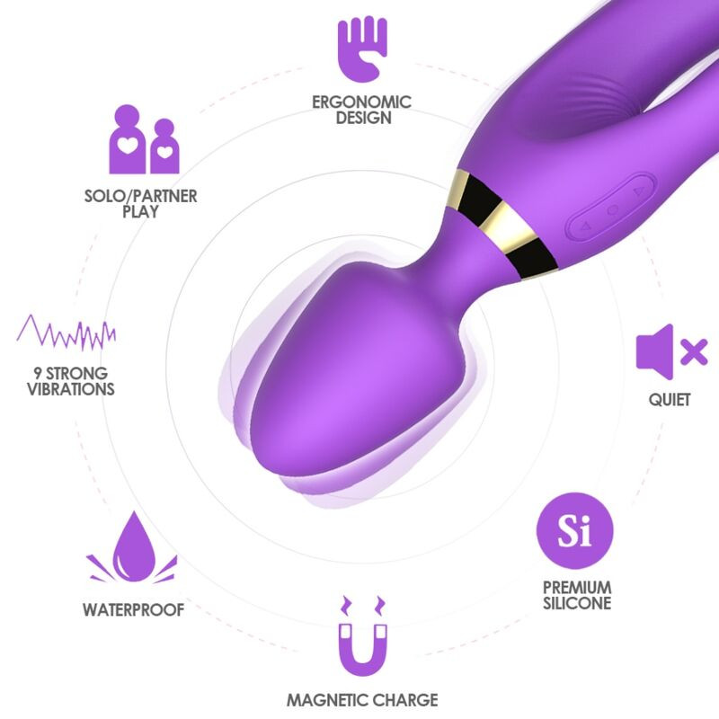 ARMONY - MASSAGER & VIBRATOR KANINCHEN LILA 2 