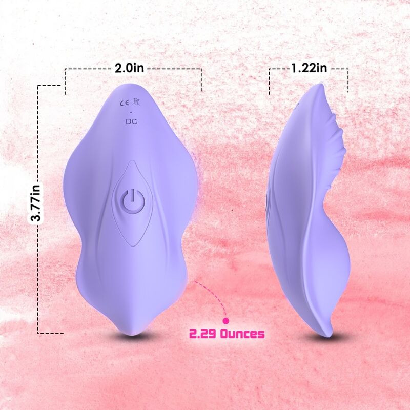 ARMONY - MUTANDINA INDOSSABILE WHISPER VIBRATORE TELECOMANDO VIOLA 1 