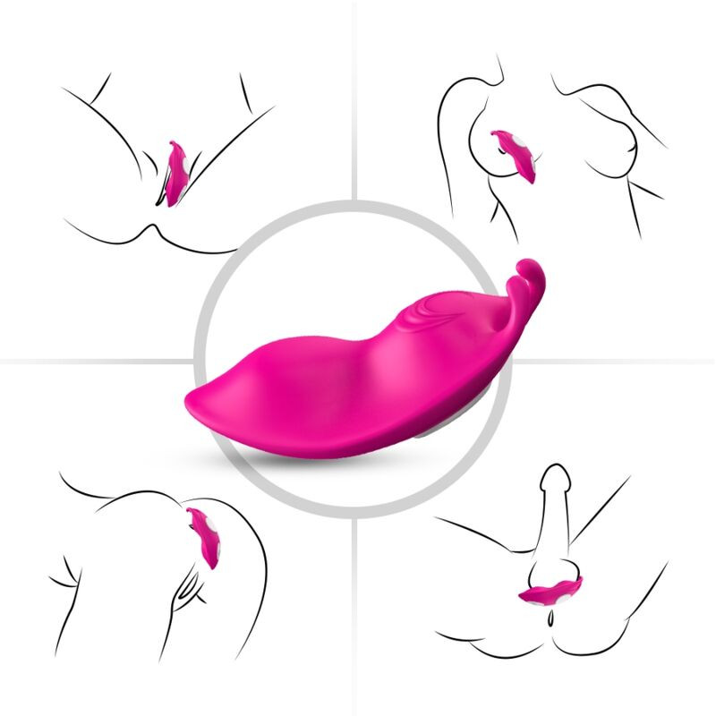 ARMONY - HONEYBEE WEARABLE PANTIES VIBRATOR G-SPOT REMOTE CONTROL FUCHSIA 4 