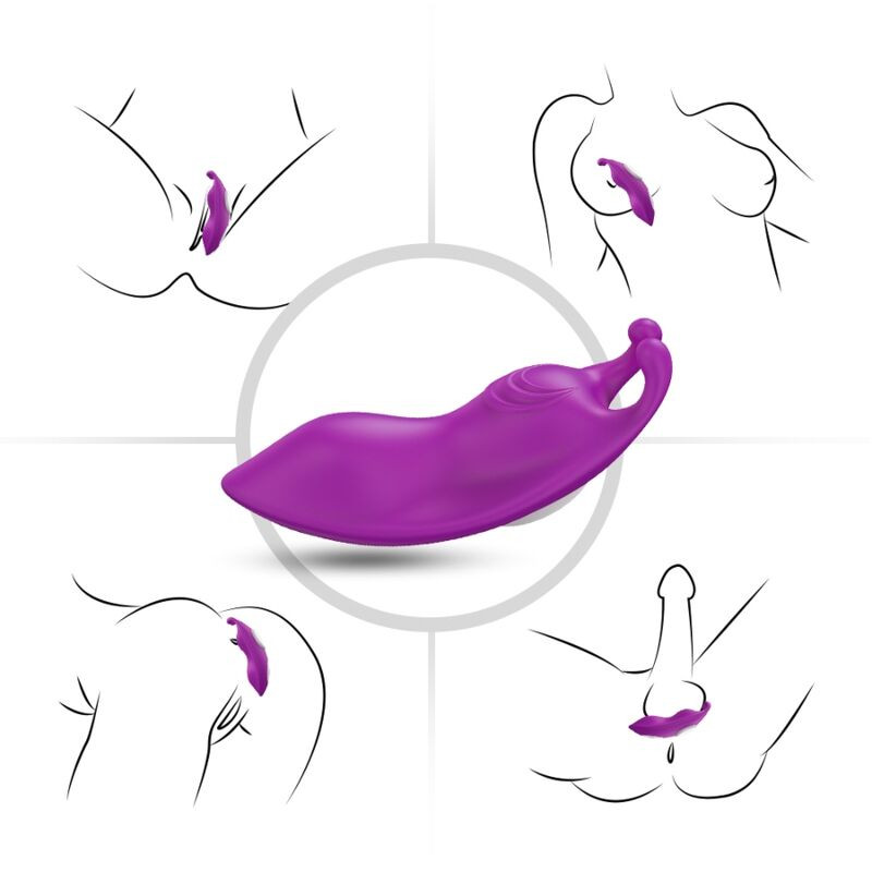 ARMONY - HONEYBEE WEARABLE PANTIES VIBRATOR G-SPOT REMOTE CONTROL PURPLE 4 