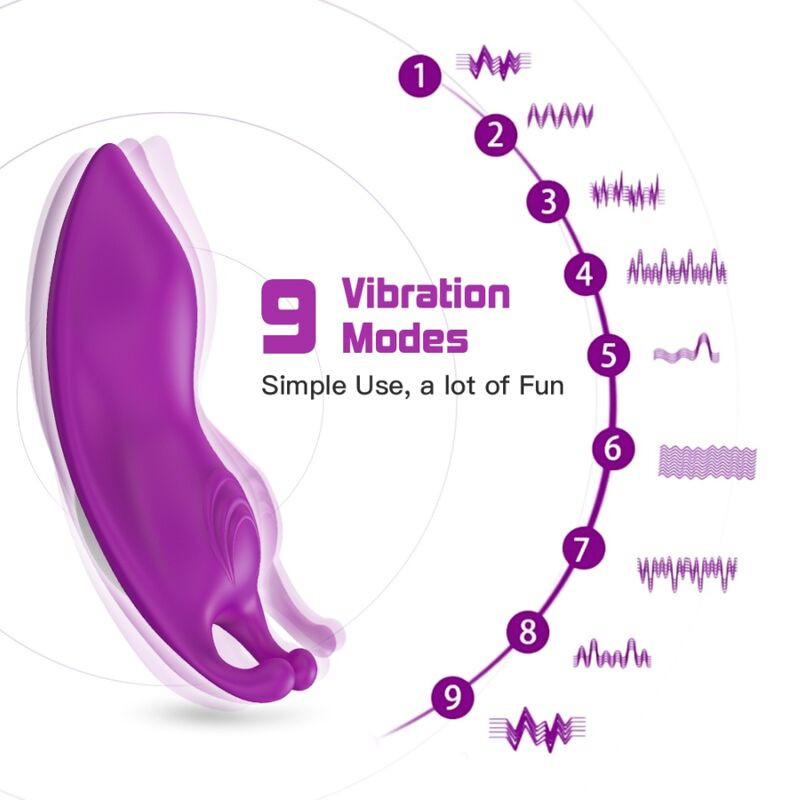 ARMONY - HONEYBEE WEARABLE PANTIES VIBRATEUR G-SPOT TÉLÉCOMMANDE VIOLET 8 