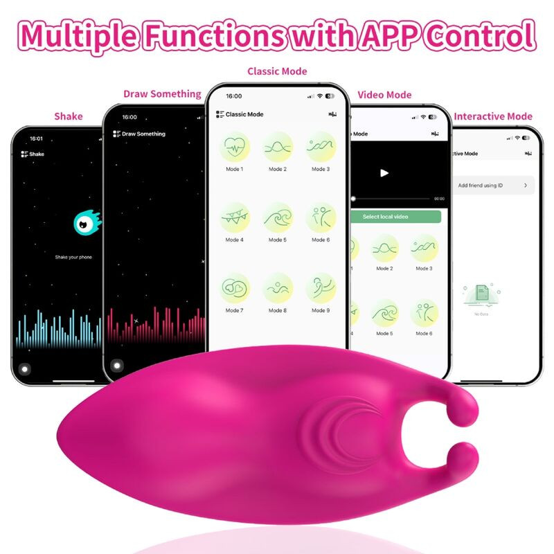 ARMONY - MUTANDINA INDOSSABILE HONEYBEE VIBRATORE G-SPOT FUCSIA - APP GRATUITA 4 