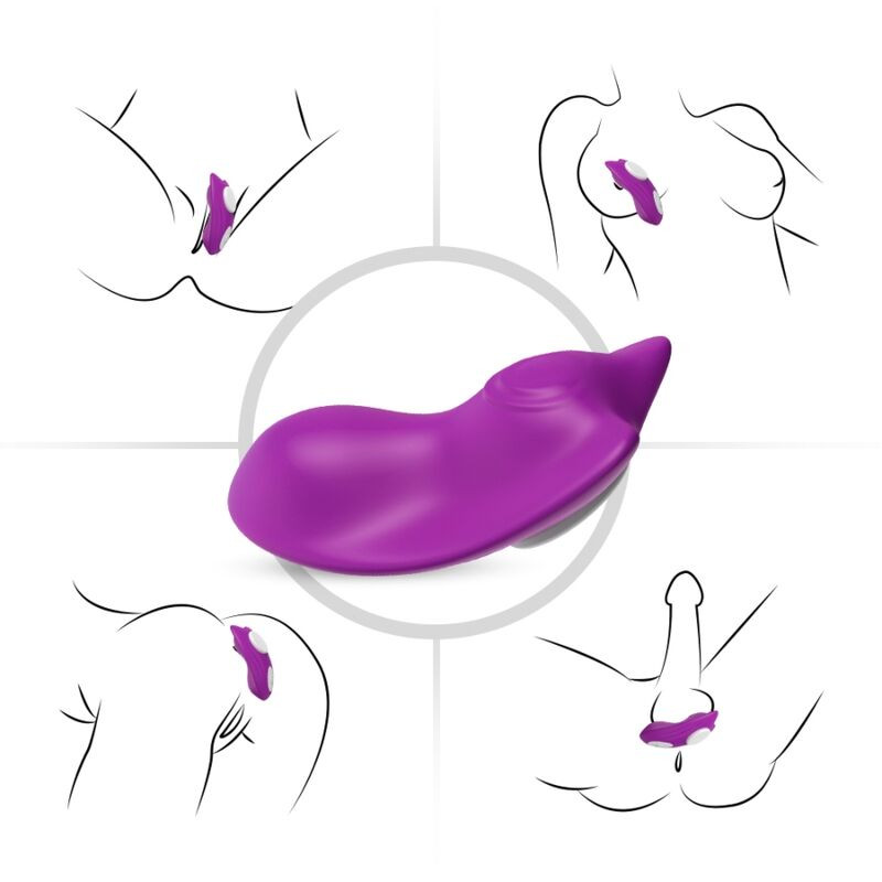 ARMONY - CULOTTE PORTABLE PAPILLON VIBRATEUR TÉLÉCOMMANDE VIOLET 1 