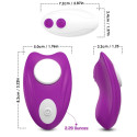 ARMONY - BUTTERFLY WEARABLE PANTIES VIBRATOR REMOTE CONTROL PURPLE 2 