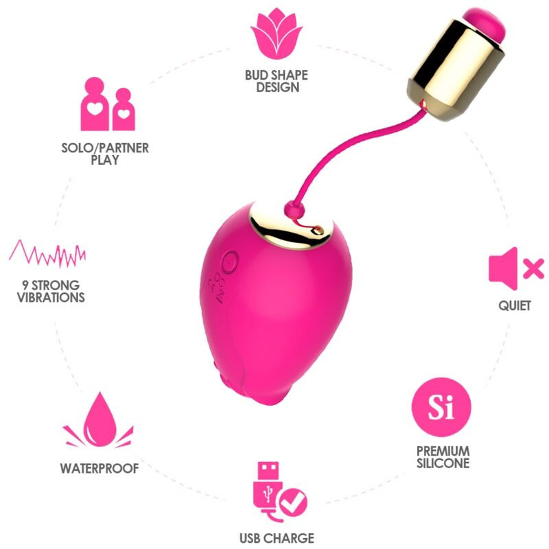 ARMONY - MANDALA EIVIBRATOR G-SPOT FERNBEDIENUNG FUCHSIA 2 