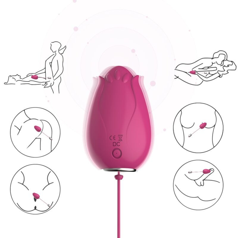 ARMONY - MANDALA EGG VIBRATOR G-SPOT REMOTE CONTROL FUCHSIA 3 