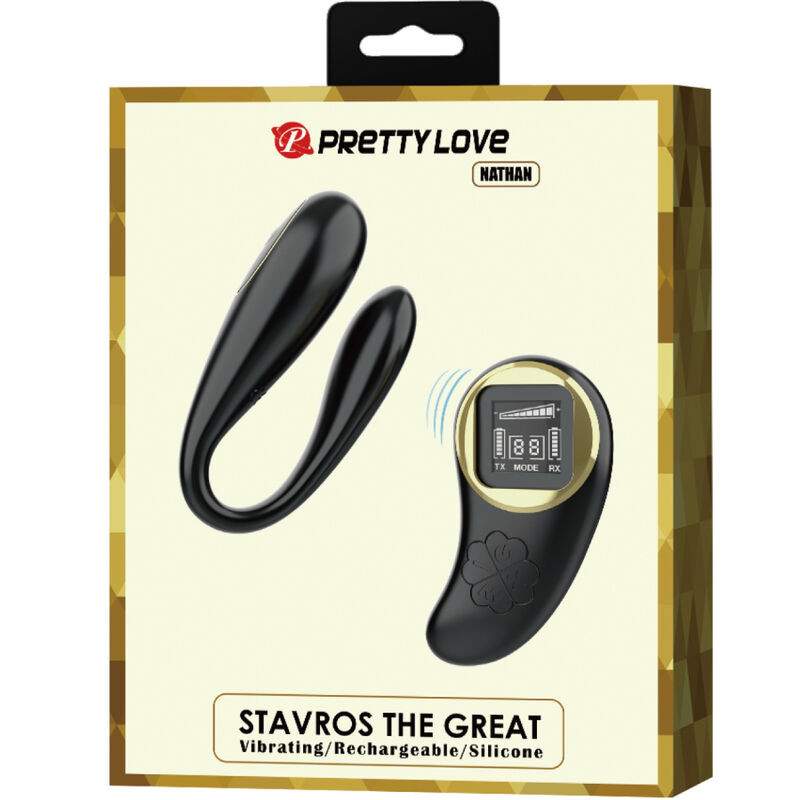 PRETTY LOVE - TELECOMANDO VIBRATORE NATHAN DOUBLE PLEASURE 5 