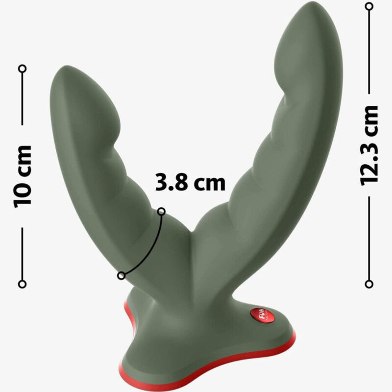 FUN FACTORY - RYDE DOPPELDILDO & MASSAGER GRÜN 2 