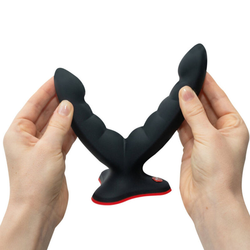 FUN FACTORY - RYDE DOUBLE DILDO & MASSAGER BLACK 2 