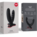 FUN FACTORY - DOPPIO DILDO E MASSAGGIATORE RYDE NERO 4 