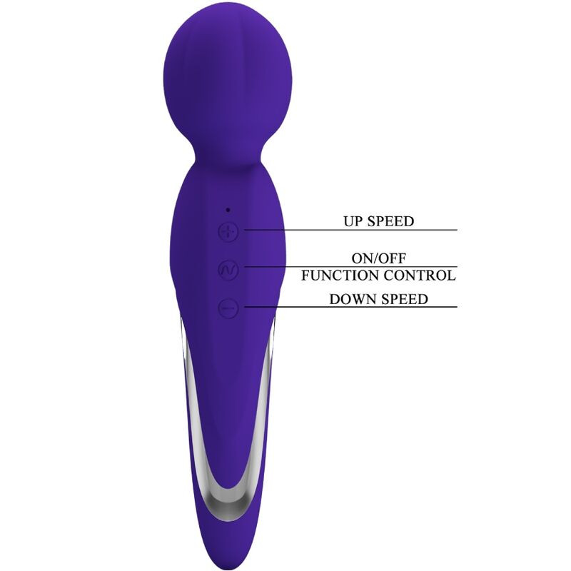 PRETTY LOVE - WALTER VIBRATOR WAND PURPLE 5 