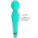 PRETTY LOVE - WALTER VIBRATEUR WAND AQUA VERT 5 