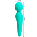 PRETTY LOVE - MEREDITH MASSAGER 12 VIBRATION MODES AQUA GREEN 5 