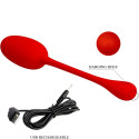 PRETTY LOVE - KNUCKER RED RECHARGEABLE VIBRATING EGG 7 