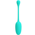 PRETTY LOVE - KNUCKER WATER GREEN RECHARGEABLE VIBRATING EGG 4 