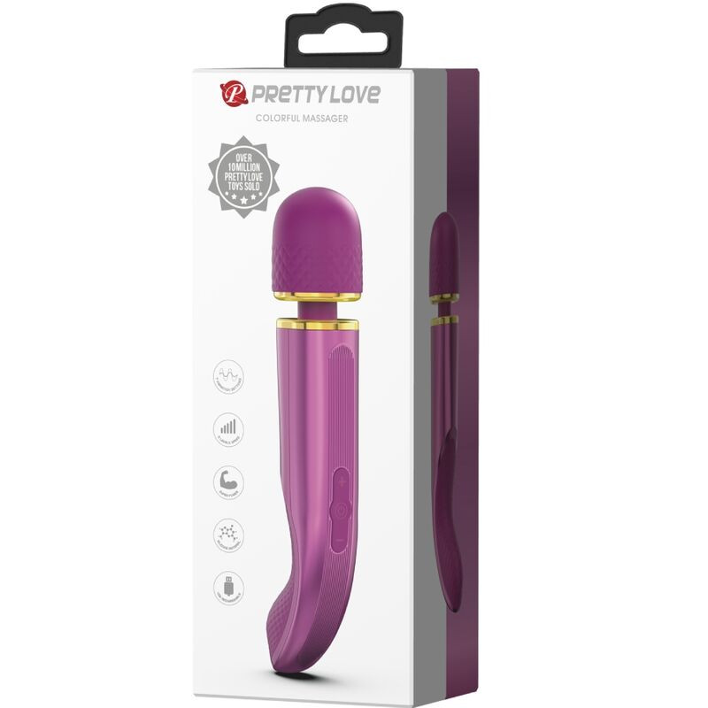 PRETTY LOVE - MASSAGER 7 VIBRATION MODES PURPLE 9 