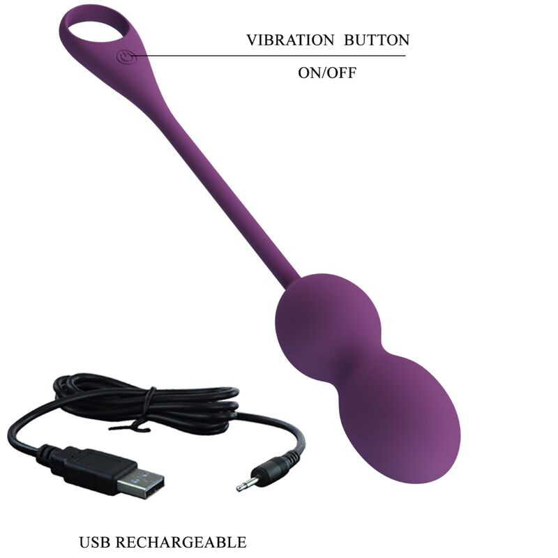 PRETTY LOVE - ELVIRA KEGEL BALLS APP REMOTE CONTROL PURPLE 5 