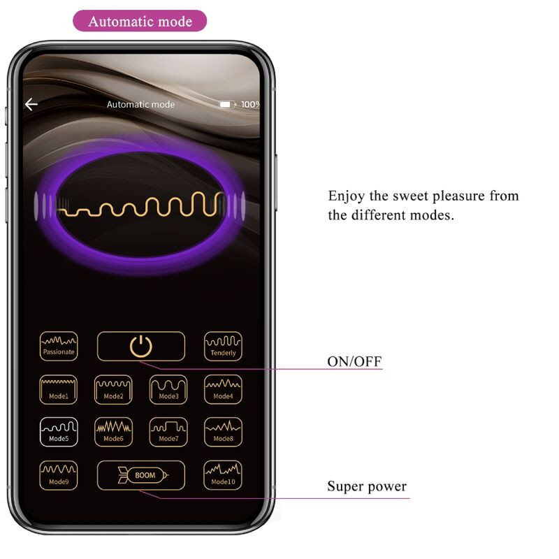 PRETTY LOVE - ELVIRA KEGEL BALLS APP REMOTE CONTROL PURPLE 13 