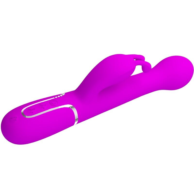 PRETTY LOVE - DEJON RABBIT VIBRATOR 3 IN 1 MULTIFUNCTION VIOLET 2 