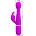 PRETTY LOVE - DEJON RABBIT VIBRATOR 3 IN 1 MULTIFUNKTIONSVIOLETT 6 