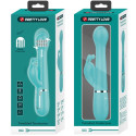 PRETTY LOVE - VIBRATORE DEJON RABBIT 3 IN 1 MULTIFUNZIONE VERDE ACQUA 10 