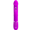 PRETTY LOVE - VIBRATEUR DEJON RABBIT 3 EN 1 MULTIFONCTION FUCSIA 1 