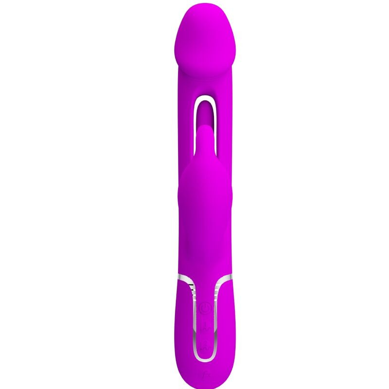 PRETTY LOVE - DEJON RABBIT VIBRATOR 3 IN 1 MULTIFUNKTIONS FUCSIA 1 