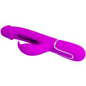 PRETTY LOVE - VIBRATORE DEJON RABBIT 3 IN 1 MULTIFUNZIONE FUCSIA 4 