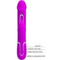 PRETTY LOVE - VIBRATORE DEJON RABBIT 3 IN 1 MULTIFUNZIONE FUCSIA 7 