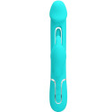 PRETTY LOVE - VIBRATEUR DEJON RABBIT 3 EN 1 MULTIFONCTION VERT AQUA 1 