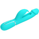 PRETTY LOVE - VIBRATORE DEJON RABBIT 3 IN 1 MULTIFUNZIONE VERDE ACQUA 2 