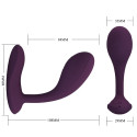 PRETTY LOVE - BAIRD G-SPOT 12 VIBRATIONEN WIEDERAUFLADBAR LILA APP 3 