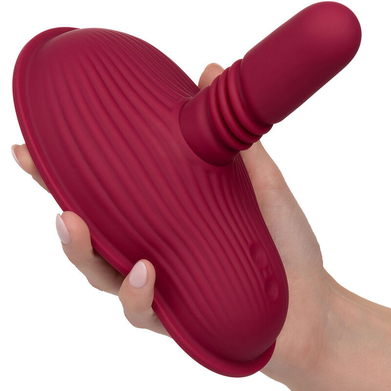 CALEXOTICS - RIDER MASSAGER DOUBLE MOTEUR TÉLÉCOMMANDE ROUGE 10 