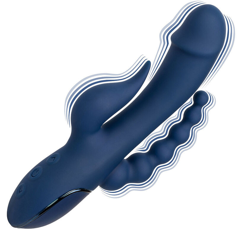 CALEXOTICS - VIBRATORE TRIPLO ORGASMO BLU 6 