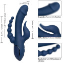 CALEXOTICS - VIBRATOR DREIFACH-ORGASMUS BLAU 8 