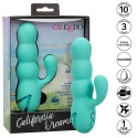 CALEXOTICS - VIBRATEUR DEL MAR DIVA RABBIR AQUA GREEN PAR CALIFORNIA DREAMING 1 