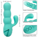 CALEXOTICS - DEL MAR DIVA VIBRATOR RABBIR AQUA GREEN BY CALIFORNIA DREAMING 8 