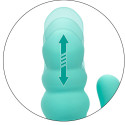 CALEXOTICS - DEL MAR DIVA VIBRATOR RABBIR AQUA GREEN BY CALIFORNIA DREAMING 10 