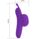 PRETTY LOVE - SNAIL PUISSANT STIMULATEUR DE DOIGTS VIOLET 4 