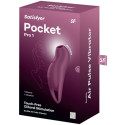 SATISFYER - POCKET PRO 1 KLITORIS-STIMULATOR GRANAT 4 