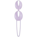 FUN FACTORY - SMARTBALLS DUO PELVIC BALLS WHITE / PASTEL LILAC 1 