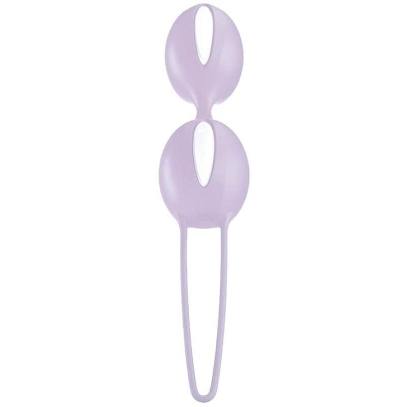 FUN FACTORY - SMARTBALLS DUO PELVIC BALLS WHITE / PASTEL LILAC 1 