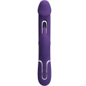 PRETTY LOVE - VIBRATEUR MULTIFONCTION 3 EN 1 KAMPAS RABBIT AVEC LANGUE VIOLET 2 