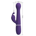 PRETTY LOVE - DEJON RABBIT VIBRATOR 3 IN 1 MULTIFUNKTIONS-LILA 7 