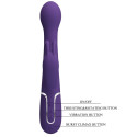 PRETTY LOVE - DEJON VIBRATEUR RABBIT 3 EN 1 MULTIFONCTION VIOLET 8 