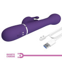 PRETTY LOVE - DEJON VIBRATEUR RABBIT 3 EN 1 MULTIFONCTION VIOLET 9 