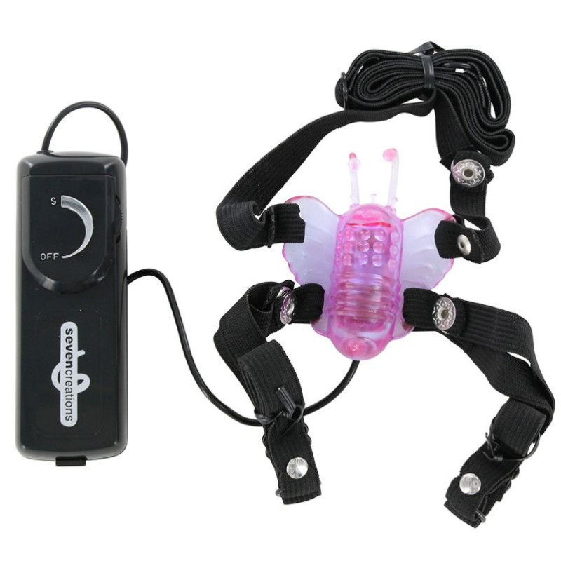 SEVEN CREATIONS - STIMULATEUR PAPILLON AVEC VIBRATION 1 